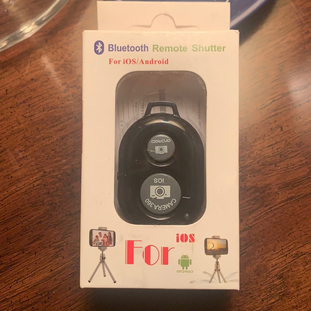 Bluetooth remote for taking pictures and videos